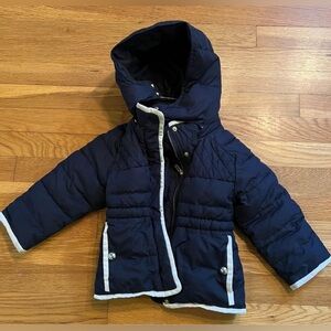Chloe Navy Girls Winter Coat